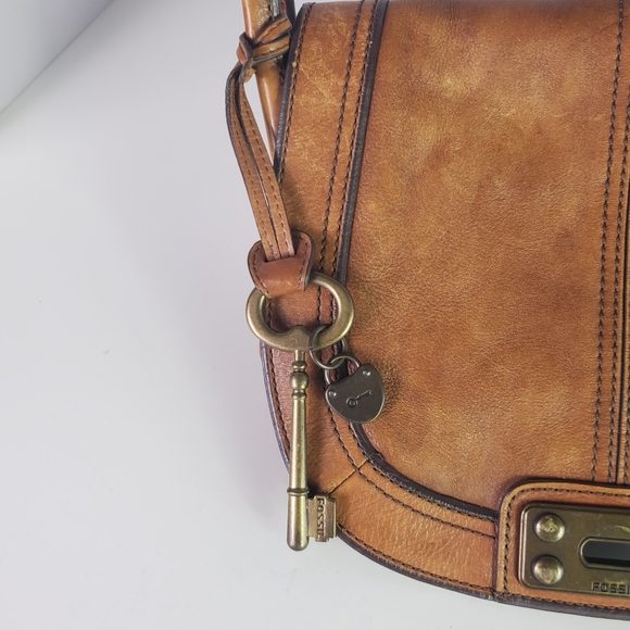 Fossil 100% Genuine Leather Shoulder Bag - Picture 8 of 10